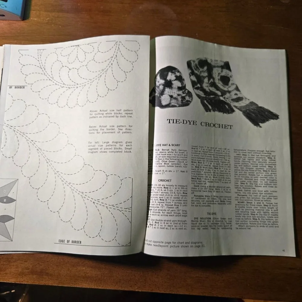 Woman's Day Needlework Ideas magazine Number 9 1970 Crewel Macrame Crochet
